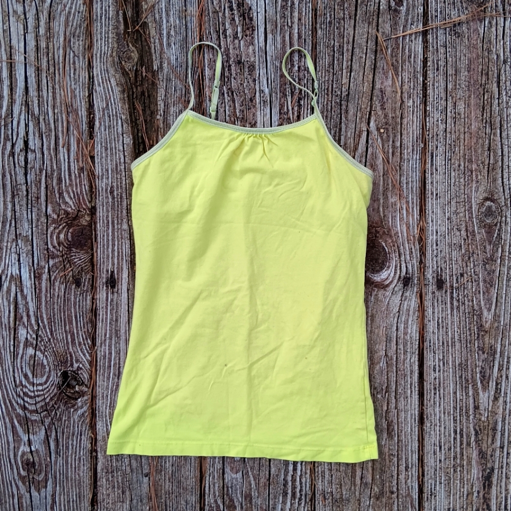 Yellow Women Tank Top